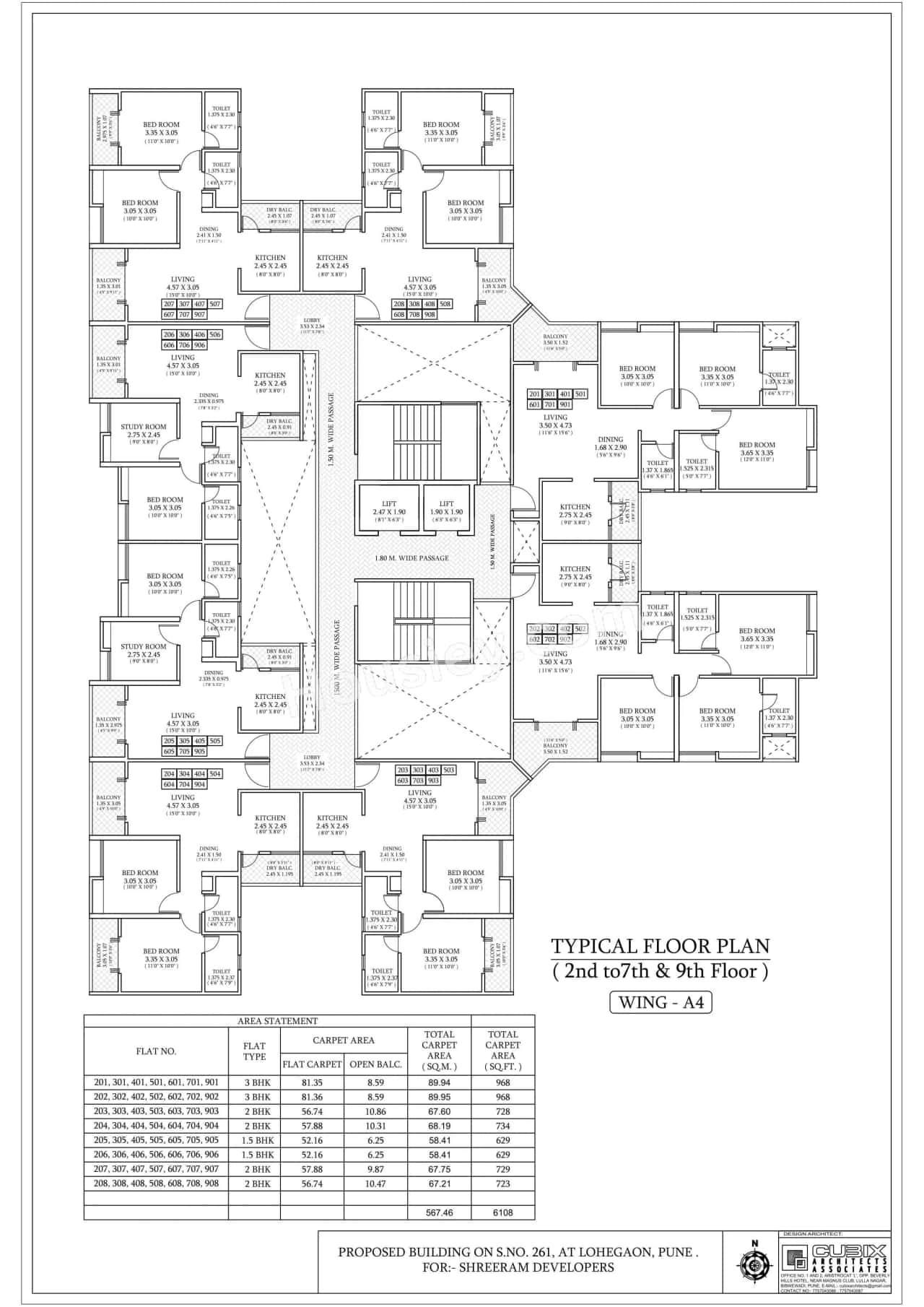 Shriram Vivaan Park Floor plan 3