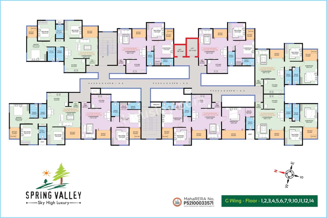 Shubh Ganesh Spring Valley Phase 3 Floor plan 2
