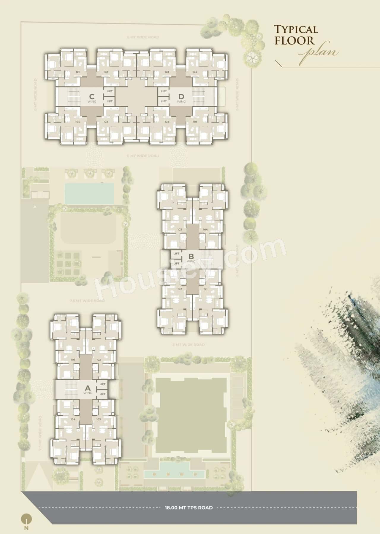 Shyaswa Savera Prarambh Floor plan 1