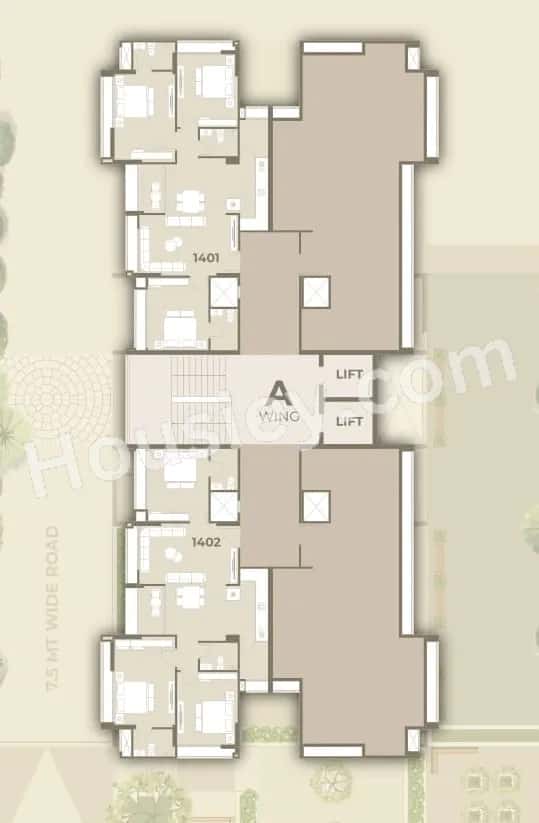 Shyaswa Savera Prarambh Floor plan 3