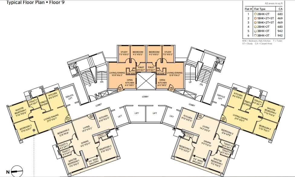 Siddha Seabrook Floor plan 1