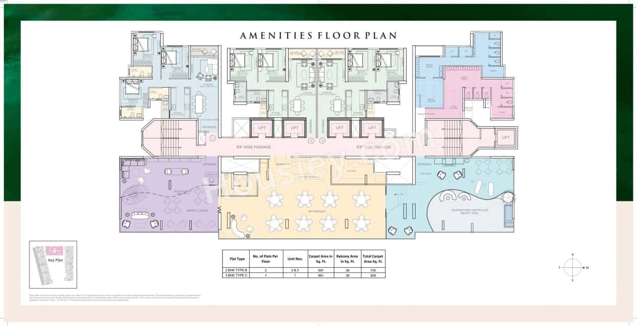 Siddha Sky Floor plan 1