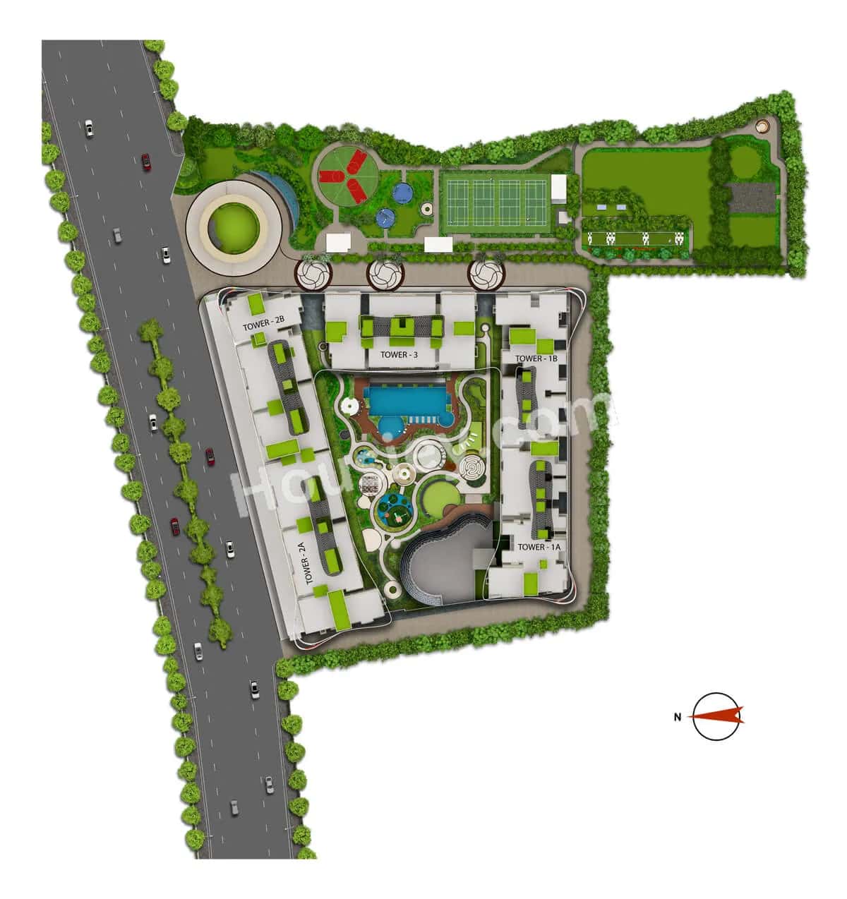 Siddha Sky Floor plan 1