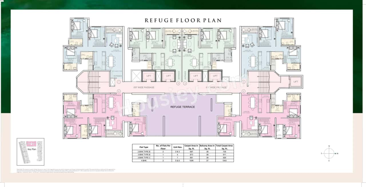 Siddha Sky Floor plan 2