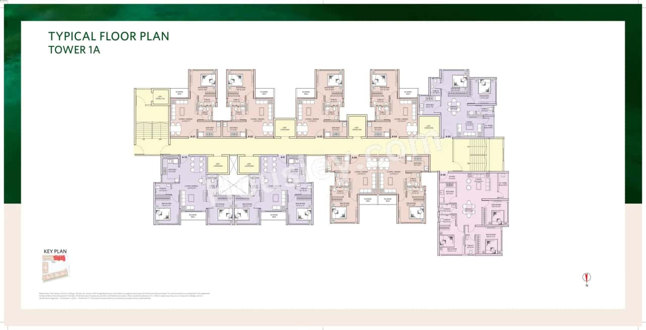 Siddha Sky Floor plan 3