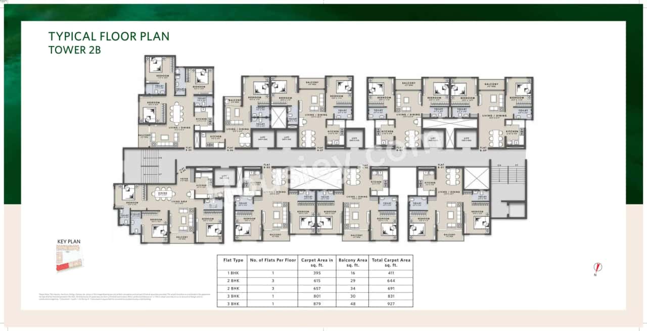 Siddha Sky Floor plan 5