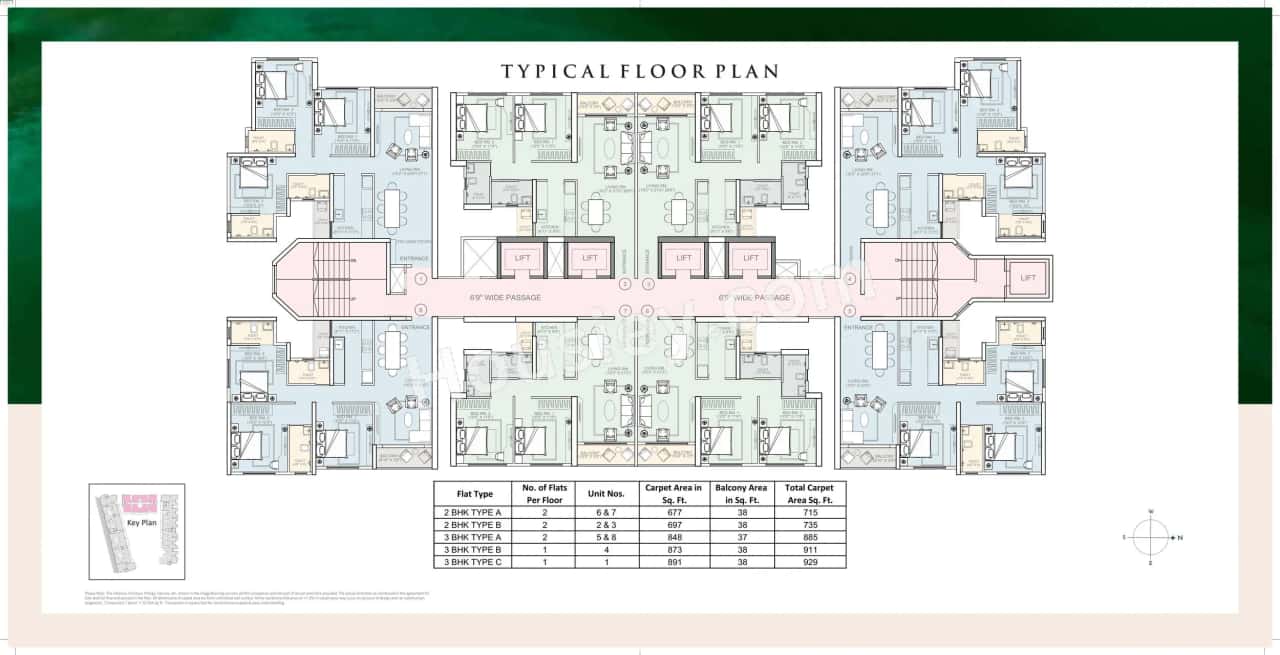 Siddha Sky Floor plan 6