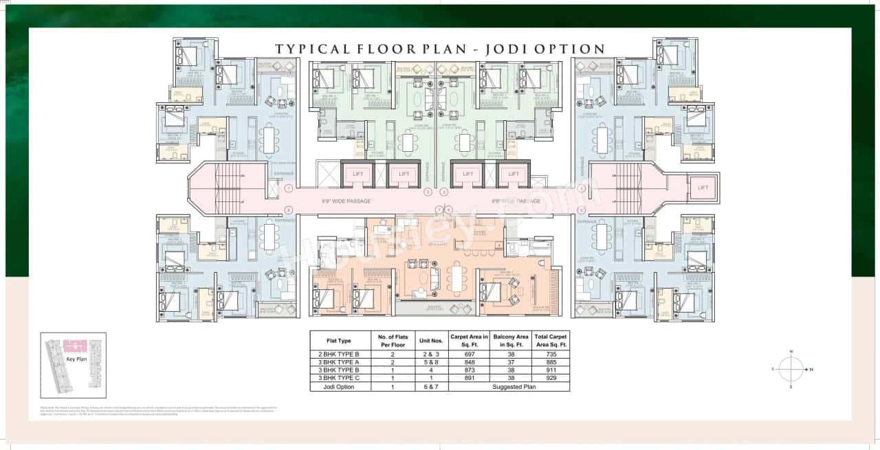 Siddha Sky Floor plan 7