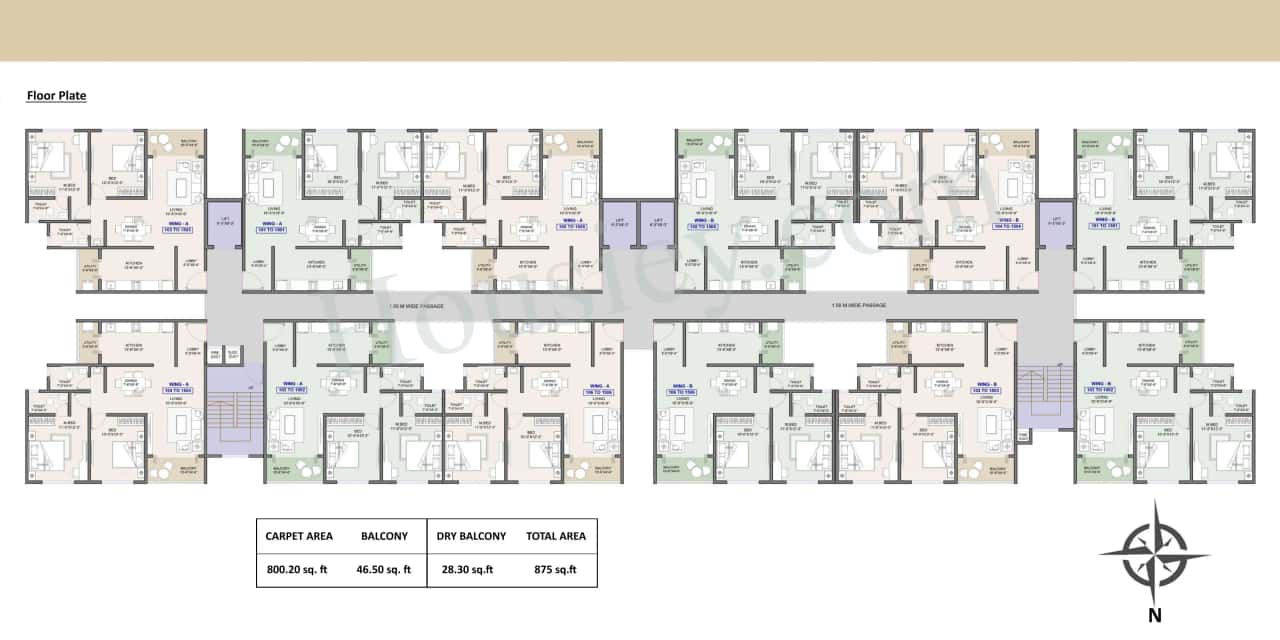 Siddhant Heights Floor plan 1