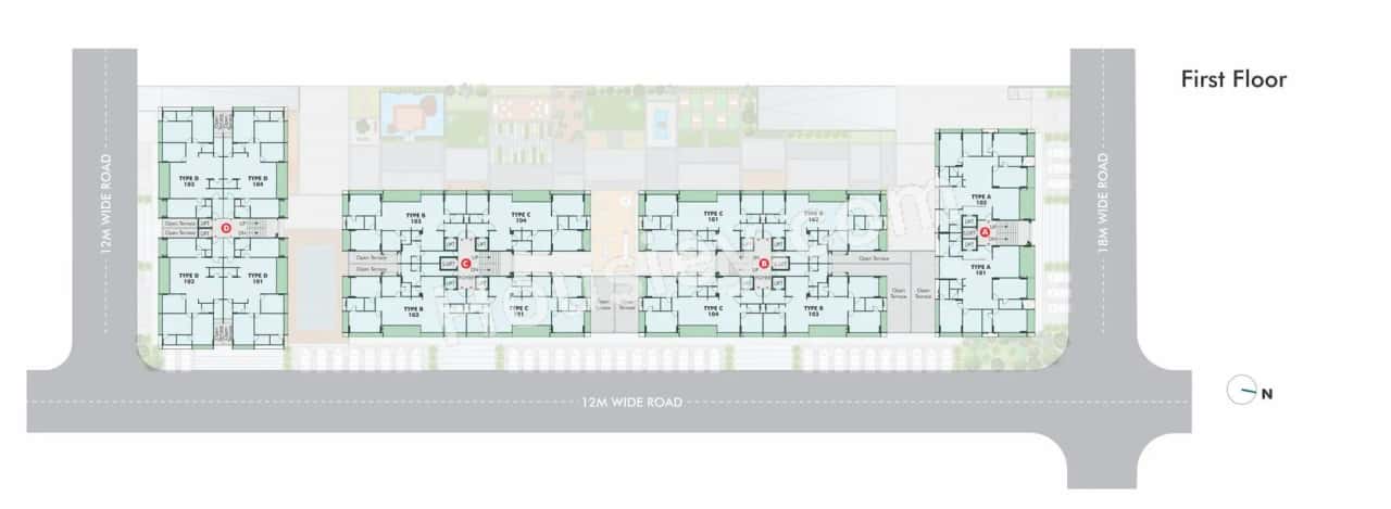 Siddharth Vrundavan Floor plan 1