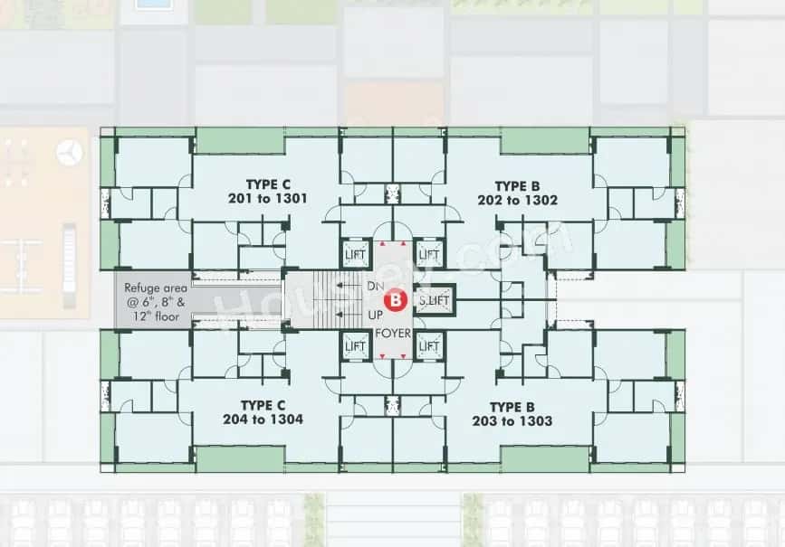 Siddharth Vrundavan Floor plan 2