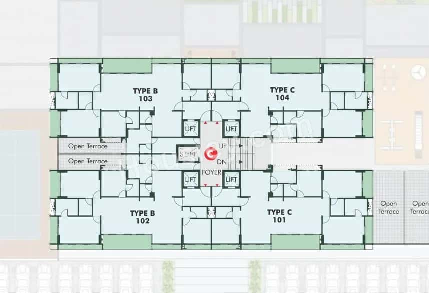 Siddharth Vrundavan Floor plan 3