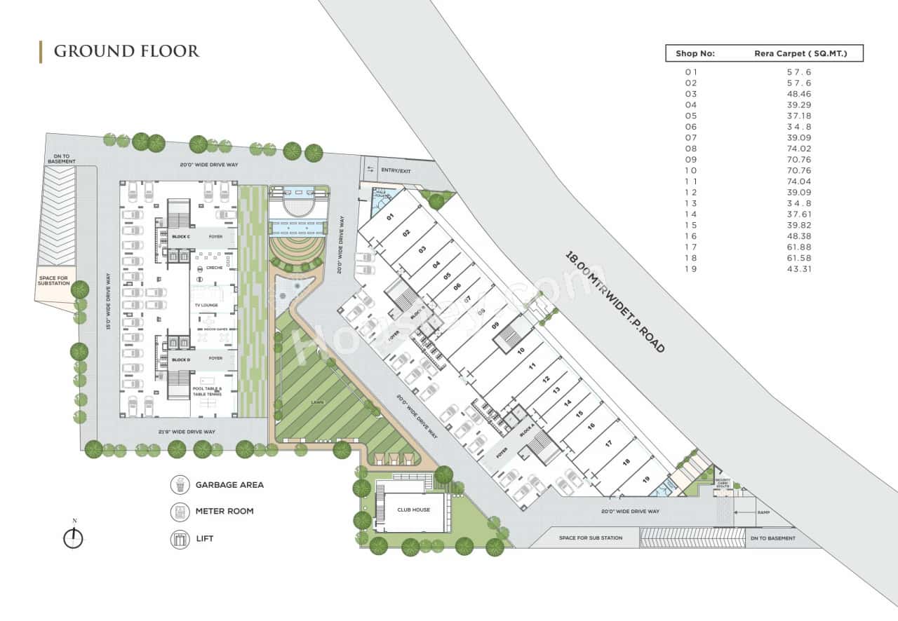 Siddhi Aarohi Vivianna Floor plan 1