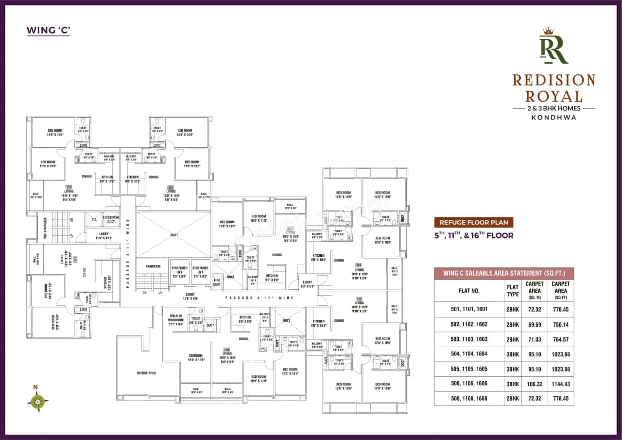 Siddhi Redision Royal Floor plan 1
