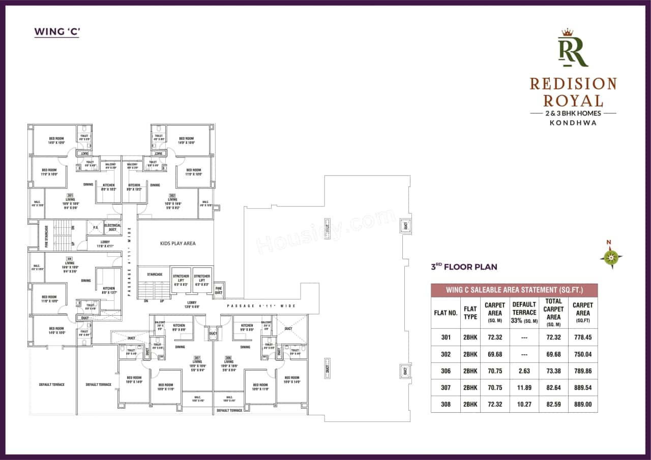 Siddhi Redision Royal Floor plan 3