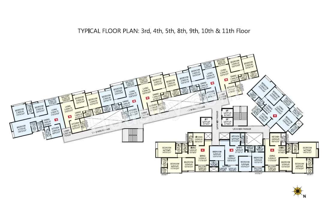 Siddhivinayak Eternity Towers Floor plan 5
