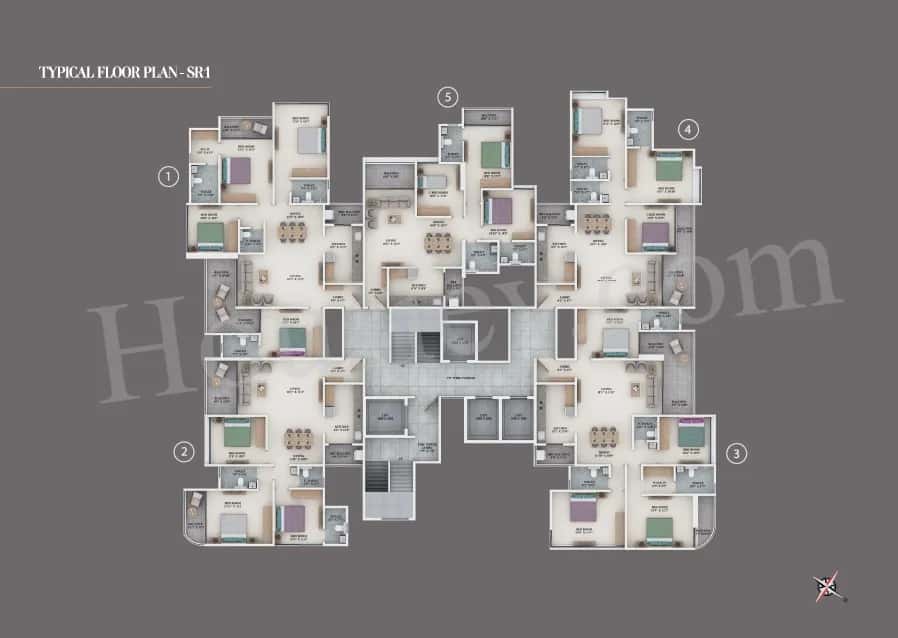 Shree Signature Ritz Floor plan 2