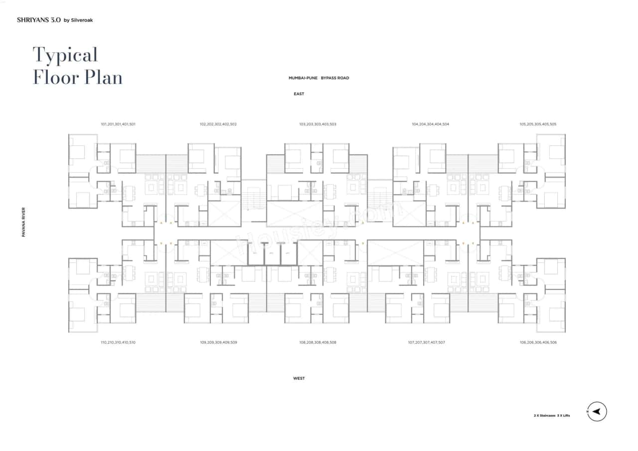 Silveroak Shriyans 3 0 Floor plan 1