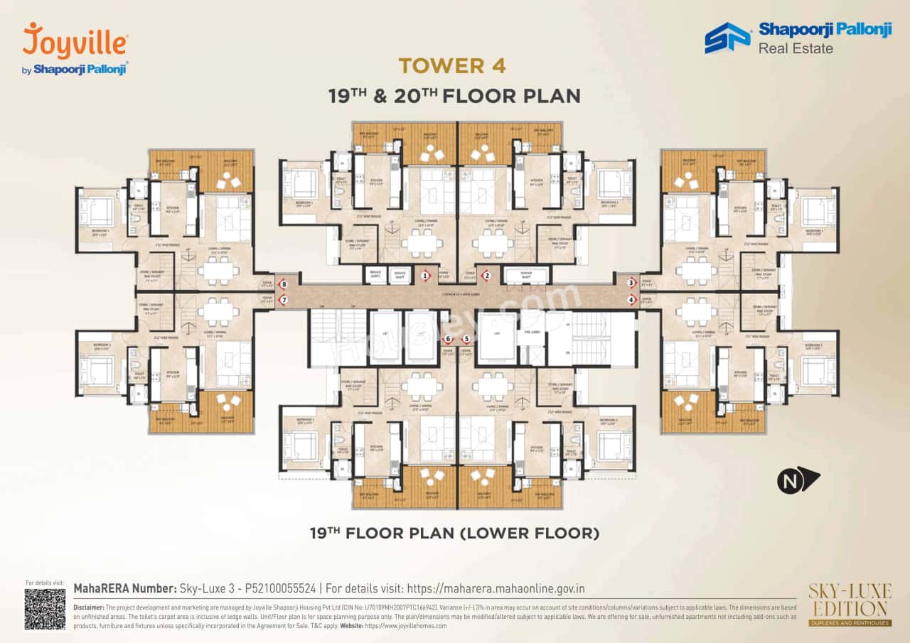 Sky Luxe Joyville Floor plan 3