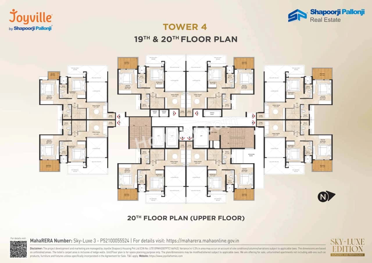 Sky Luxe Joyville Floor plan 1
