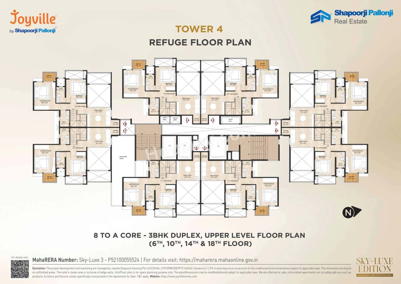 Sky Luxe Joyville Floor plan 6
