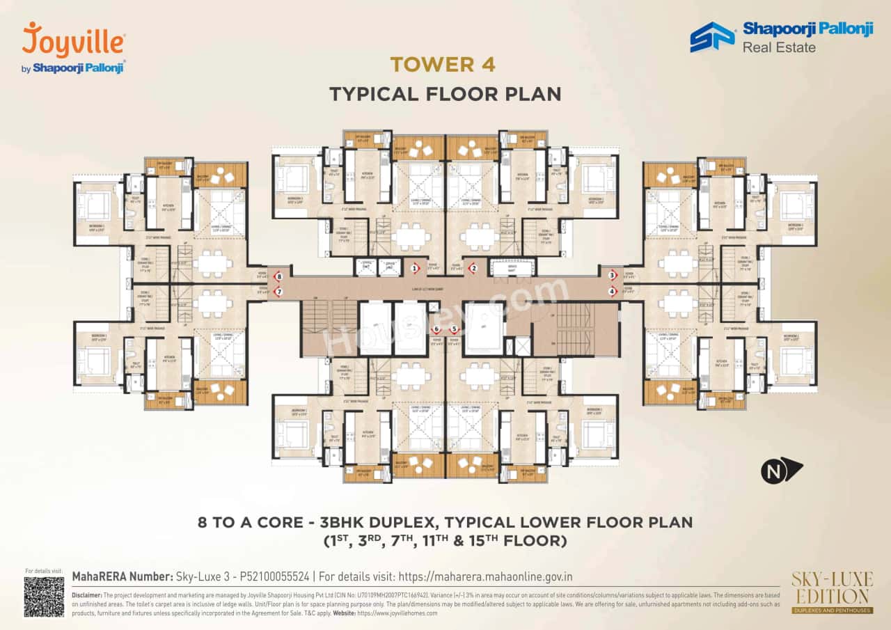 Sky Luxe Joyville Floor plan 4