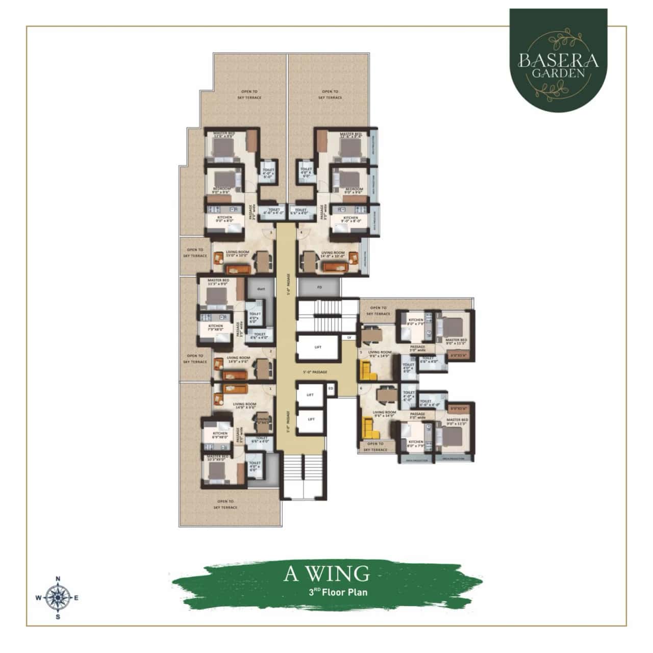 Skyland Basera Garden Floor plan 2