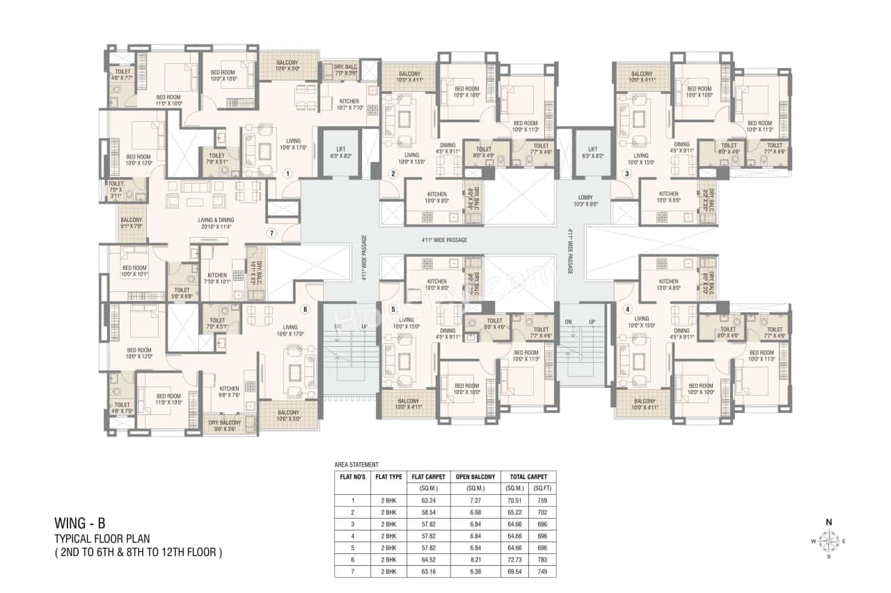 Skyrise Sparkle Floor plan 4