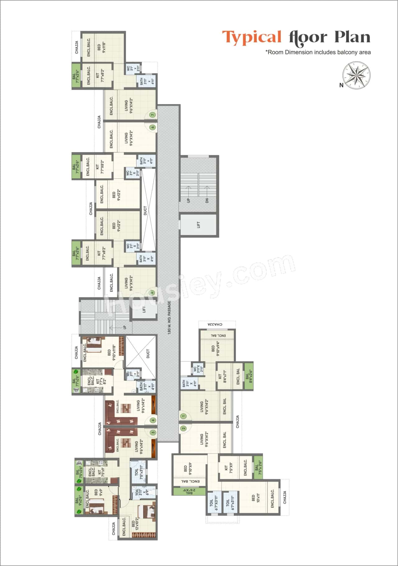 Sneh Serene Floor plan 1
