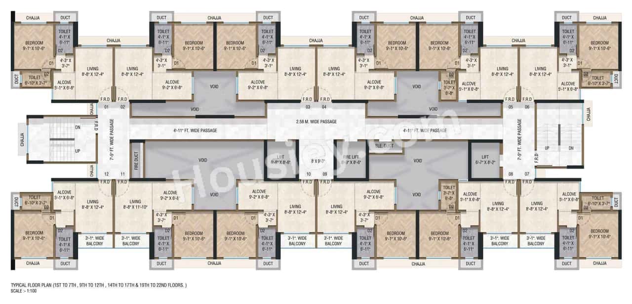 Squarefeet Maha Mauka Floor plan 1