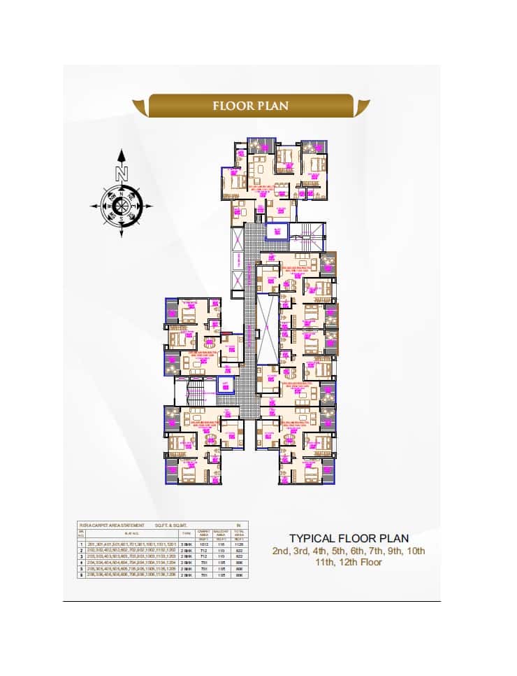 Sukhwani Araya Floor plan 2