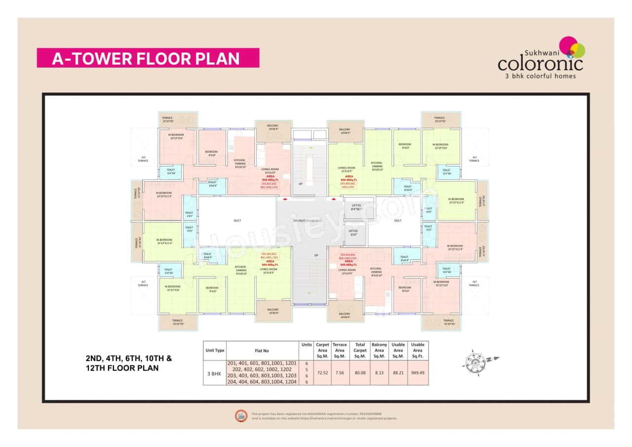 Sukhwani Coloronic Floor plan 3