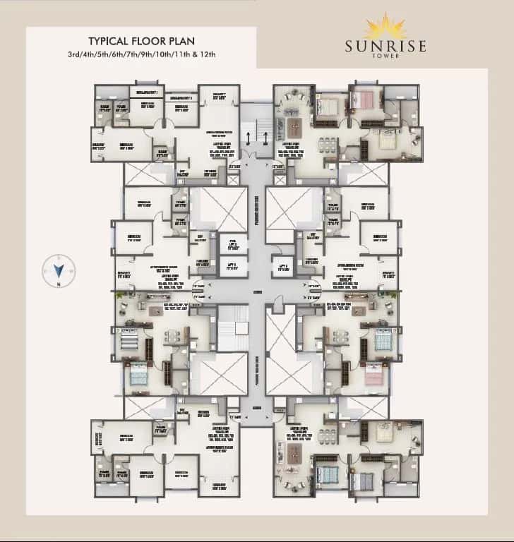 Rainbow Sunrise Tower Master Plan