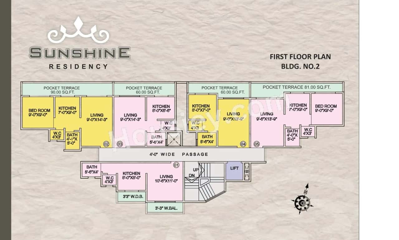 Sunshine Residency Floor plan 4