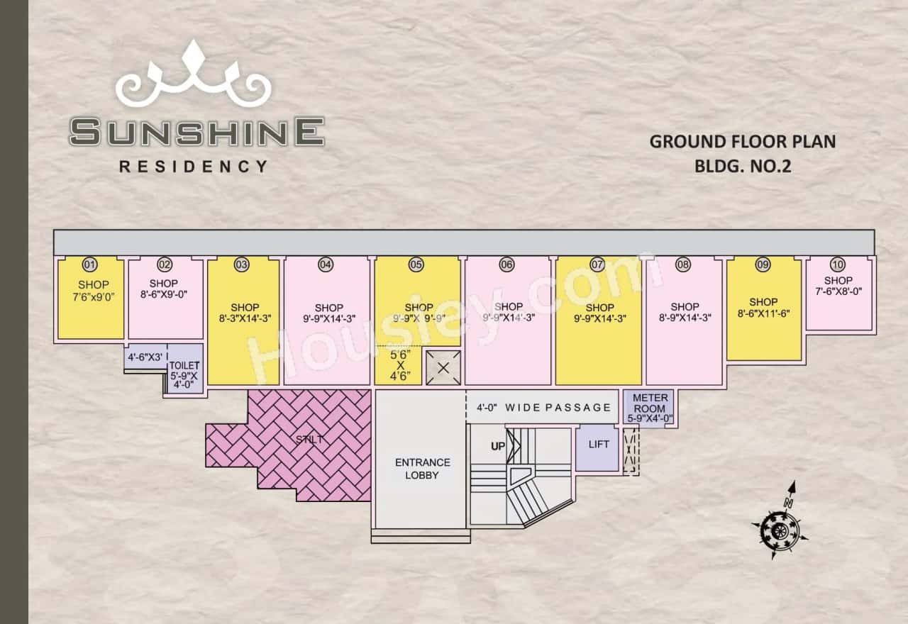 Sunshine Residency Floor plan 6