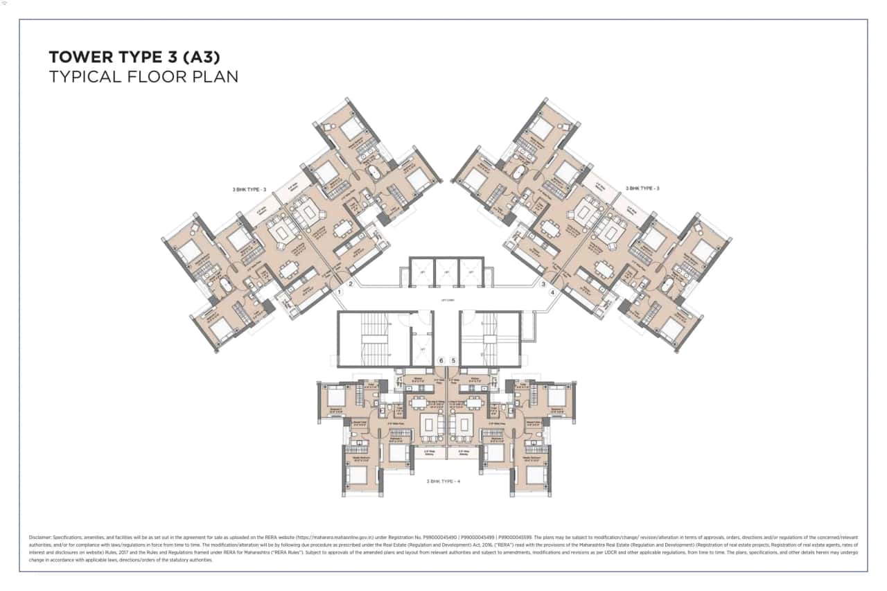 Sunteck Beach Residences Floor plan 2