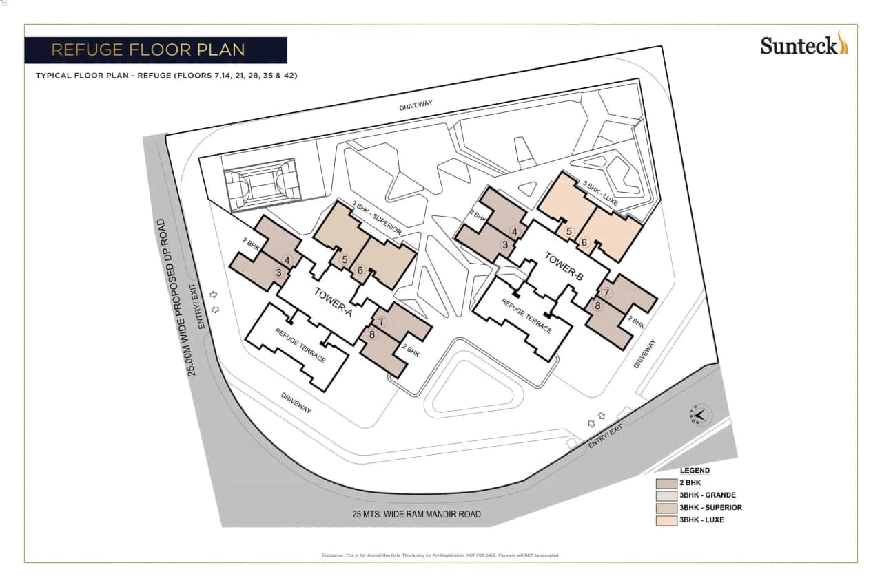 Sunteck City 4th Avenue Floor plan 4