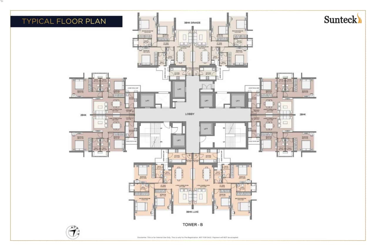 Sunteck City 4th Avenue Floor plan 2