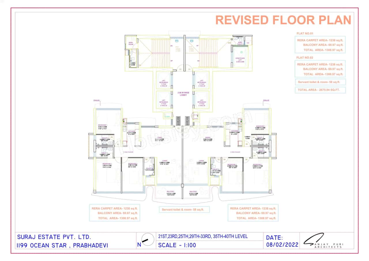 Suraj Ocean Star Floor plan 1