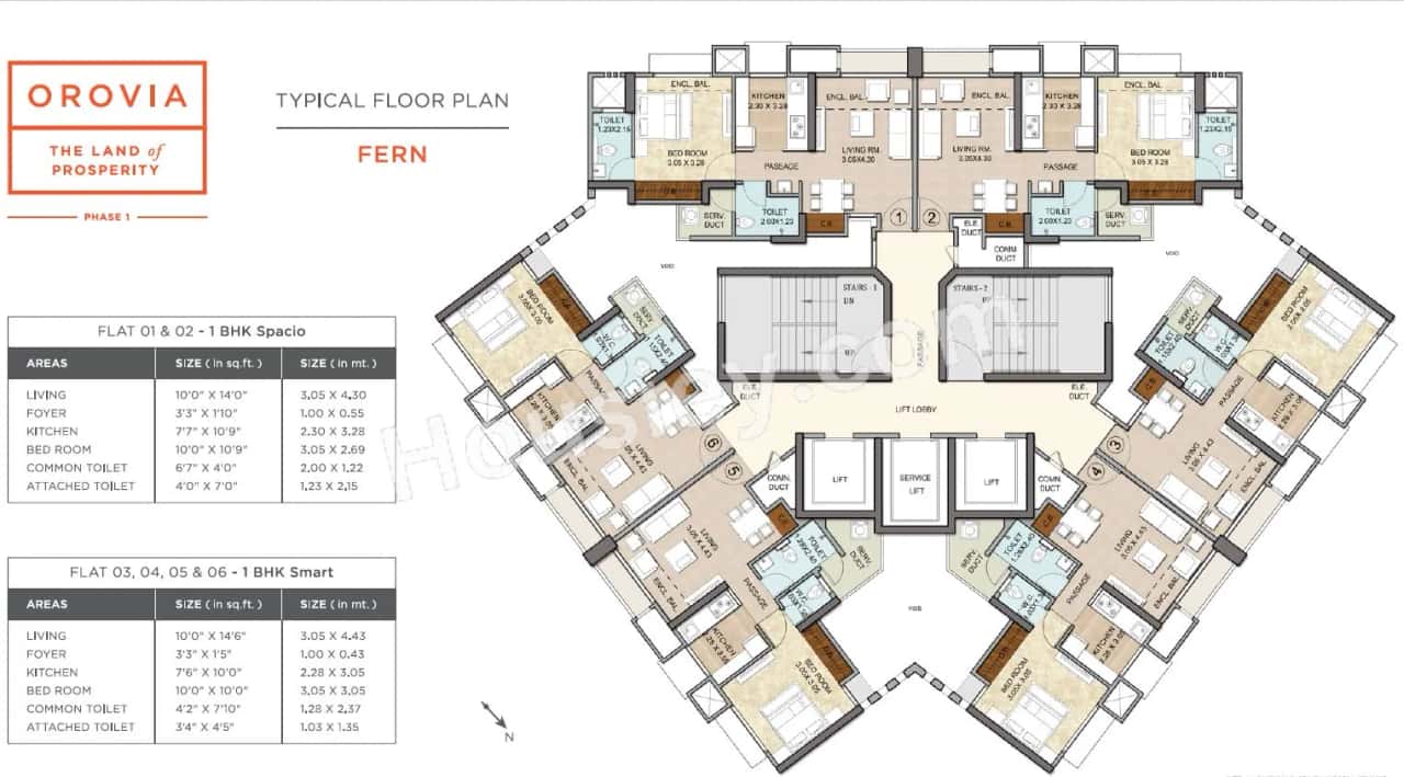 Suraksha Orovia Phase 1 Floor plan 4