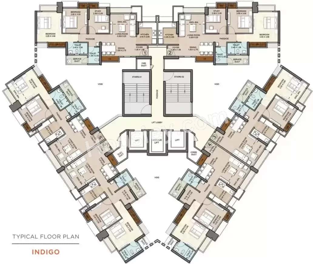 Suraksha Orovia Phase 1 Floor plan 3