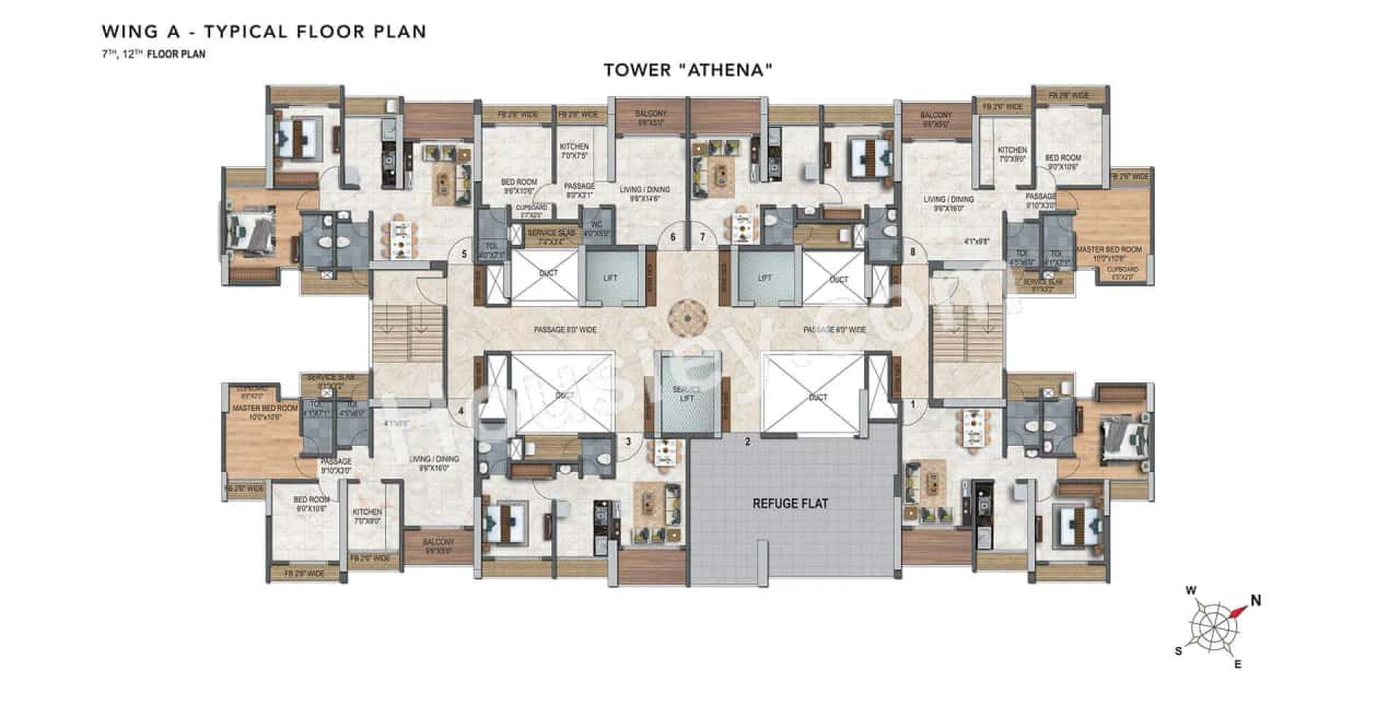 Swaminarayan City Floor plan 2