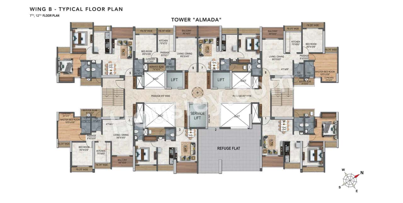 Swaminarayan City Floor plan 3