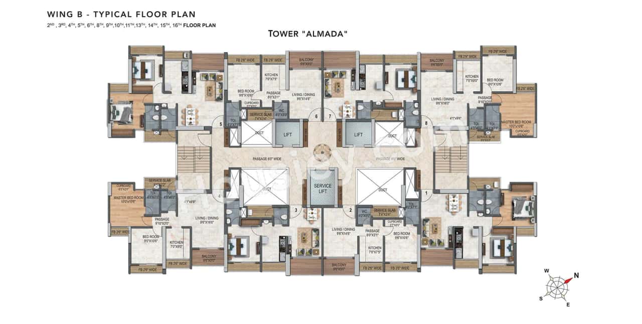 Swaminarayan City Floor plan 4