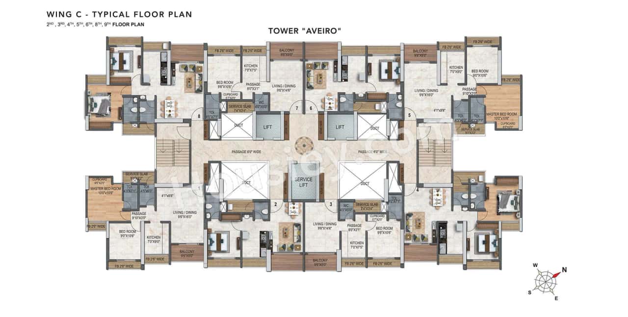 Swaminarayan City Floor plan 5