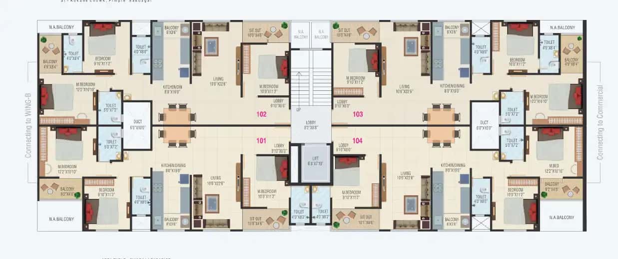 Swaraj Paradise Floor plan 1