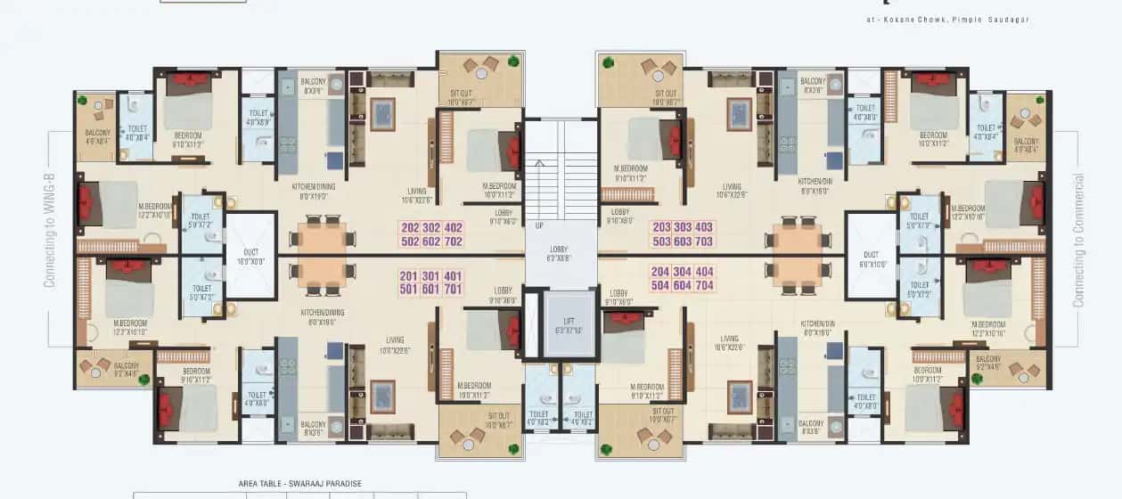 Swaraj Paradise Floor plan 2