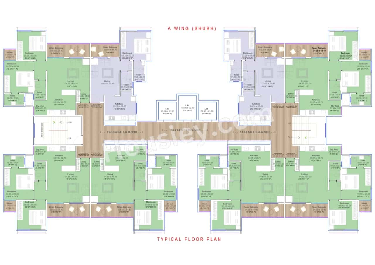 Swastik Twin Tower Floor plan 2