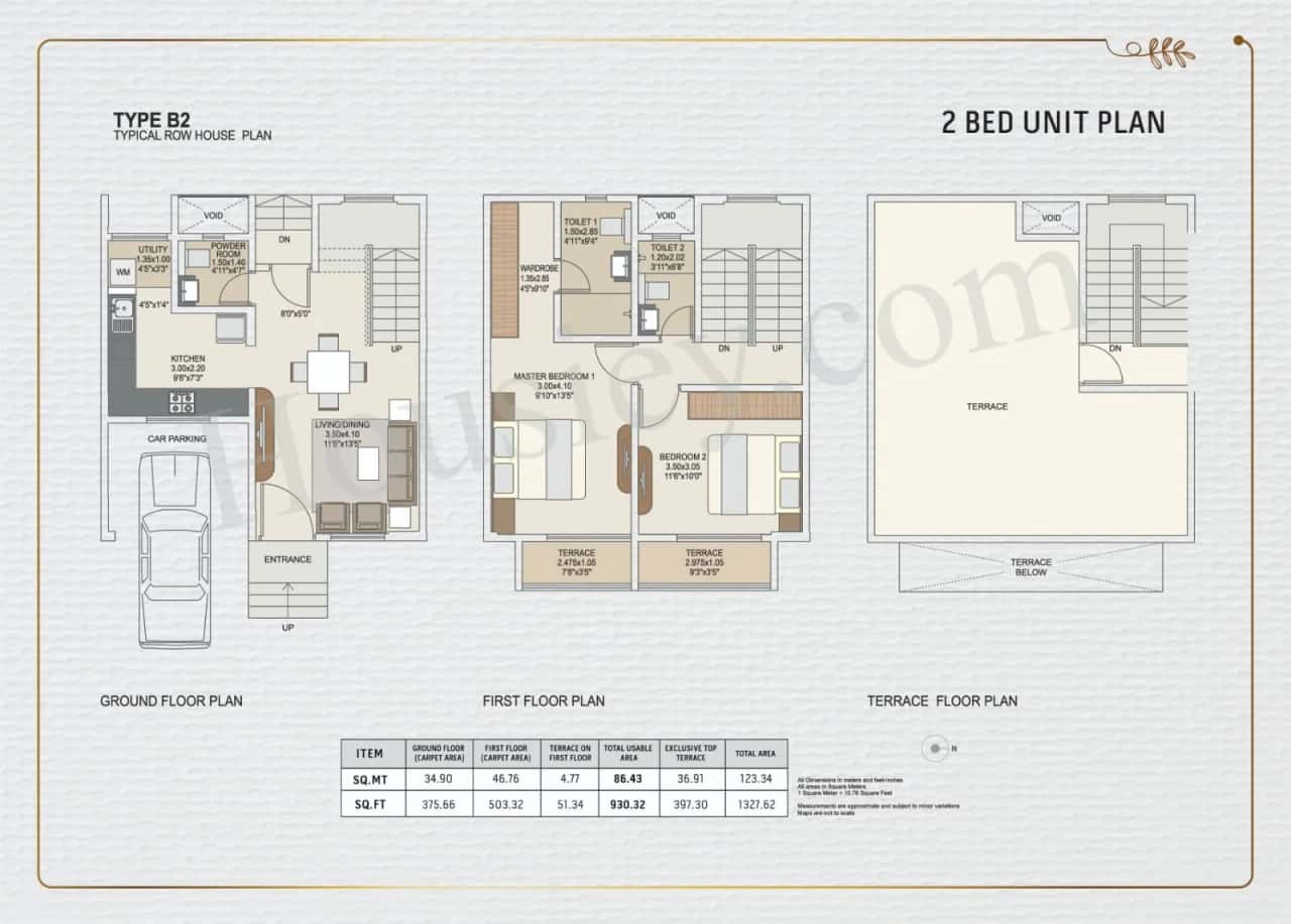 Tata Sense 66 Floor plan 1