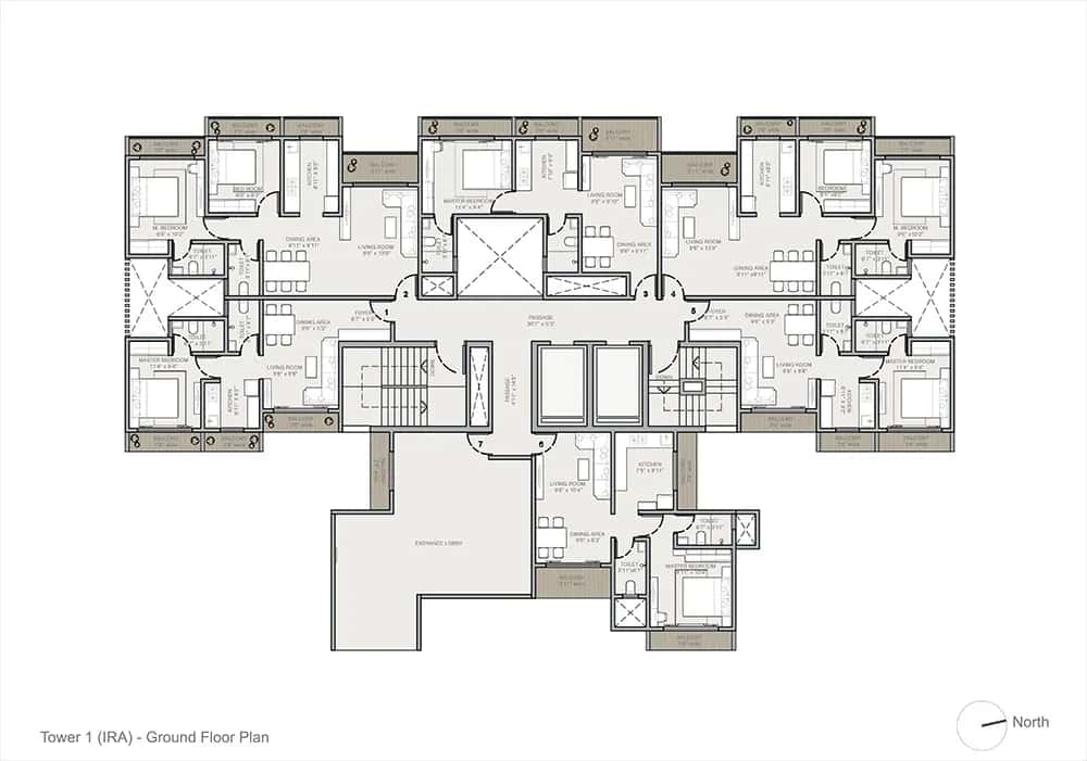 Techton Akhand Floor plan 2